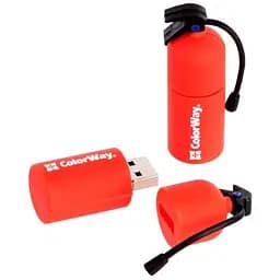 USB флеш накопичувач ColorWay Fire 64 GB USB 3.0 Red (CW-USBFE64) - мініатюра 6