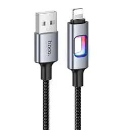 Дата кабель Hoco U144 New USB to Lightning 2,4A (1,2 м) Черный