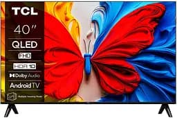 Телевізор 40" QLED FHD 60Hz Smart Android TV Black TCL teh0025160