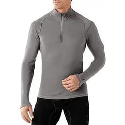 Термофутболка SmartWool Men's NTS Mid 250 Zip T Light Gray Heather XL (1033-SW SS603.883-XL)