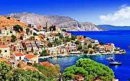 Алмазна мозаїка на підрамнику Місто біля моря 40×50 см 71229_BGLE