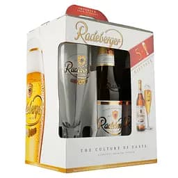 Набір пива Radeberger 4.8% (5 шт. x 0.33 л) + келих
