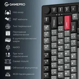 Клавіатура GamePro Asgard Yord (MK266BK) - мініатюра 6