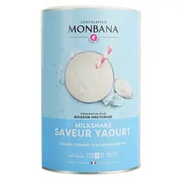 Суха суміш Monbana Yoghurt Frappe Milkshake для приготування йогуртового мілкшейку 1 кг 