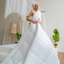 Ковдра бамбукова MirSon Royal Pearl Hand Made №0438, літня, 155x215 см, біла - мініатюра 7