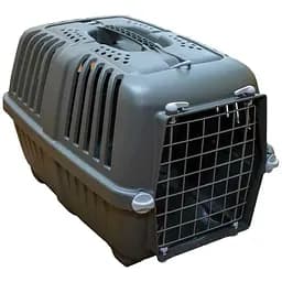 Переноска для животных MPS Eco Pratiko 1, с металлической дверцей, до 12 кг, 48х33х31,5 см, серая