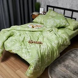 Комплект постільної білизни Moon&Star Бязь Gold Люкс Verdant Spring Євро 200х220 наволочки 2х40х60 - мініатюра 3