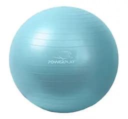 М'яч для фітнесу (фітбол) PowerPlay 4001 Ø65 cm Gymball М'ятний + помпа (PP_4001_65_Mint) - мініатюра 2