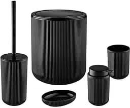 Склянка для зубних щіток Idea Home AYS1DK Black (7077848) - мініатюра 2