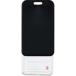 Бейдж-чохол Axent SoftTouch матовий чорний 4550V (54x85мм) упаковка 5 шт. (4550V-01-A) - мініатюра 3