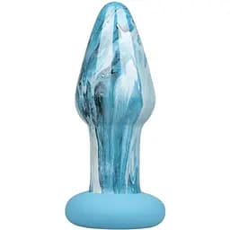 Стеклянная анальная пробка Gildo Ocean Curl Glass Butt plug