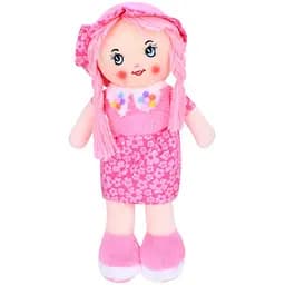 Детская игровая кукла Bambi FG240408152A-1 Pink 38 см мягконабивная петелька