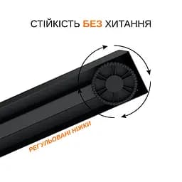 Електричний стіл для роботи сидячи та стоячи з регулюванням висоти Itech MT12BB - мініатюра 8
