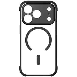 Чохол iPhone 17 Pro Momax CaseForm Air Magnetic Case with MagSafe - Прозорий, Obsidian Black (MAAP25MD)