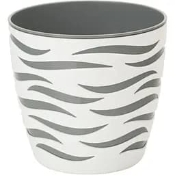 Цветочный горшок Form-Plastic Sahara Duo-14 1.65 л бело-серый (4400-011+059W)