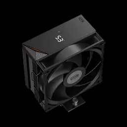 Кулер для процесора PcCooler RT400 Digital, Black, алюміній/мідь, 1x120 мм, для Intel 1851/1700/1200/115x, AMD AM5/AM4, цифровий LED екран, висота 152 мм, до 235 Вт (RT400-BKNWYL-GL) - мініатюра 2