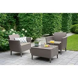 Комплект садових меблів Allibert Keter Salemo balcony set капучіно - пісок - мініатюра 6