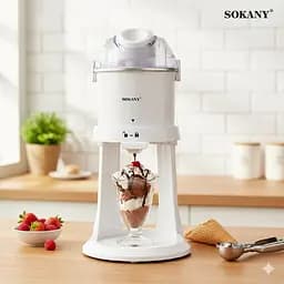 Морожениця електрична Sokany SK-03070 1 літр 15 Вт  - мініатюра 2