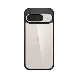 Чохол прозорий Spigen Ultra Hybrid Matte Black для Pixel 9 | 9 Pro (ACS07690) - мініатюра 5