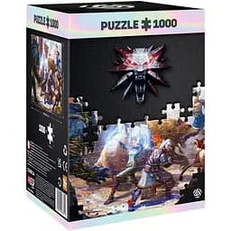 Пазл класичний GoodLoot Witcher: Geralt Triss in Battle puzzles 1000 елементів (5908305233619)