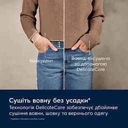 Electrolux Сушильна машина тепловий насос, 9кг, A+++, 64см, дисплей, інвертор, сріблястий темний - мініатюра 4