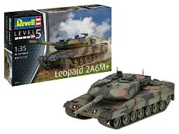 Збірна модель Revell Танк Леопард 2 A6M+ масштаб 1:35, 249 деталей (RVL-03342) - мініатюра 2