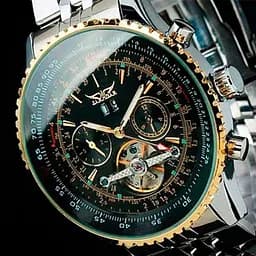 Чоловічий наручний механічний годинник Jaragar Luxury - мініатюра 3