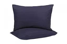 Наволочки Lotus Готель Сатин Страйп, 70х50 см, темно-синій, 2 шт. (svt-2000022251167)