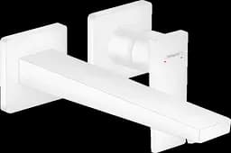 Змішувач Hansgrohe Metropol для раковини зі стіни прихованого монтажу 225 мм Matt White 32526700 Білий матовий
