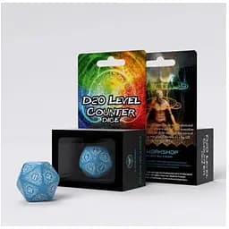 Кубик D20 Level Counter Blue & white Die (1) (20LEV06)