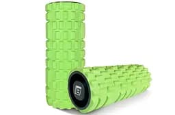 Масажний ролик EasyFit Grid Roller 33 см v.1.1 міцний масажер (салатовий) - мініатюра 3