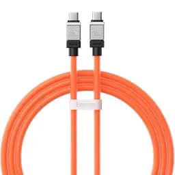 Кабель Baseus CoolPlay Series Fast Charging Cable Type-C to Type-C 100W 2m CAKW000307 Orange