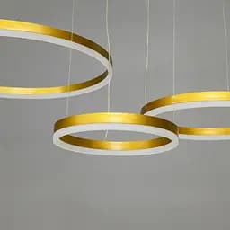 Люстра кільця LED 1029-600+400+300BR - мініатюра 2