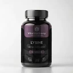 L-лізину гідрохлорид VitalHarmony Lysine, 90 капсул для підтримки імунної системи