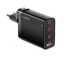 Зарядное устройство для Toocki 100W GaN P100BD12C2A0 4 порта 2C+2A черный евровилка