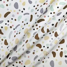 Дитяча постільна білизна в ліжечко CURCUMA CS1, гірчичний (Ranfors16_Mustard_StoneColor_140) - мініатюра 8