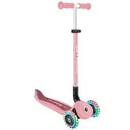 Самокат Globber Go Up Active Lights 360 колеса світяться до 20/50кг від 1 року пастельно-рожевий (749-310) - мініатюра 8