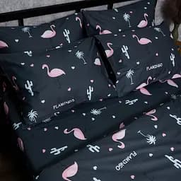 Набір наволочок Moon&Star Satin Elit Flamingo 70х70 см 2 шт - мініатюра 2