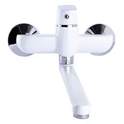 Змішувач для кухні зі стіни Globus Lux Laguna GLA-0104-7-WHITE (22563) - мініатюра 3