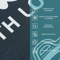 Вологопоглинаючий килимок 50x80CMx3MM (D) SW-00001888 Сірий - мініатюра 4