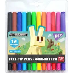 Фломастери Yes Minecraft Spring 12 шт. (650585)