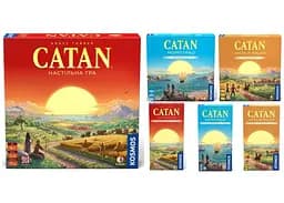 Настільна гра Rozum Катан + 5 доповнень (укр.) (R100UA+5)