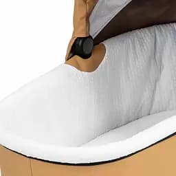 Коляска Tutis Mio Leather Light Grey, 2 в 1, сіра (1232057) - мініатюра 12