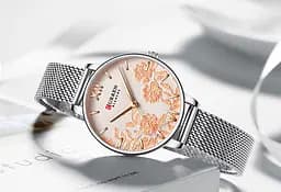 Годинники наручні жіночі Curren 9065B Silver (18681) - мініатюра 2