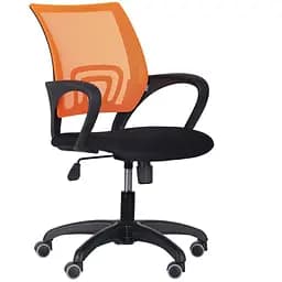 Кресло Веб сиденье Сетка черная/спинка Сетка оранжевая