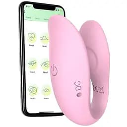 Вібратор для пар Erospace Sweet Play A7 9.8 см рожевий