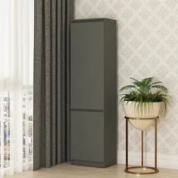 Пенал закрытый MebelStar Нео 2Д 50x35x190 см Антрацит (MBS-1166)