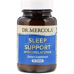 Підтримка сну з мелатоніном Dr. Mercola Sleep Support with Melatonin 30 таблеток