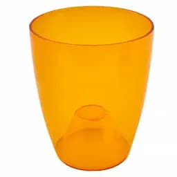 Вазон "Орхідея" бурштиновий 15*17 см