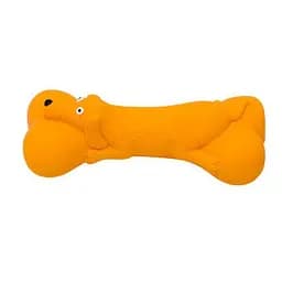 Игрушка Eastland Косточка с мордой собаки для собак 12 см латекс
